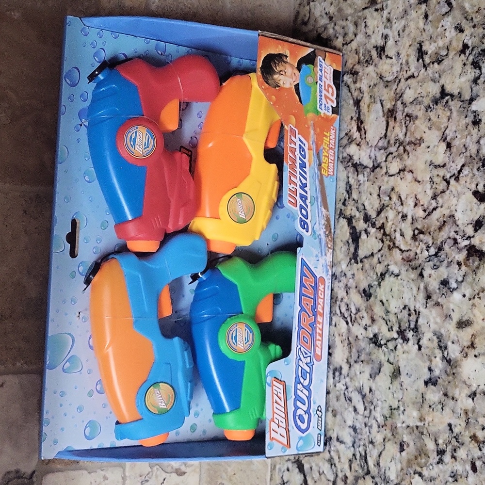Banzai Quickdraw Battle Pack Water Guns Blasters
